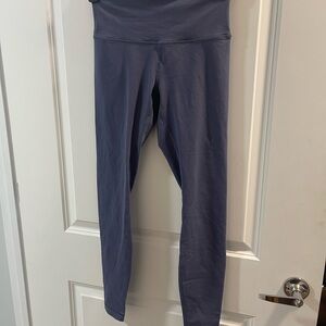 Lululemon Wunder Under Blue High-Waisted Leggings Size 8